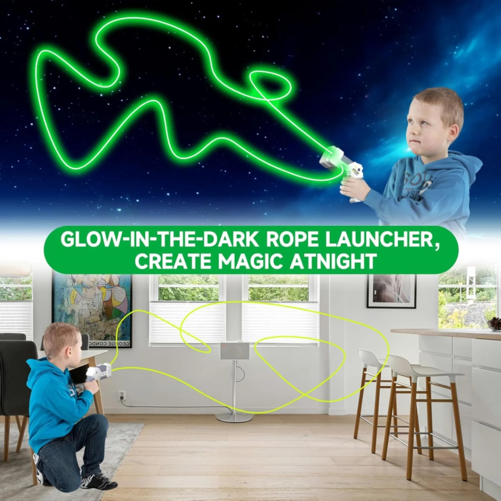 Glowing Rope Transmitter In The Dark 5