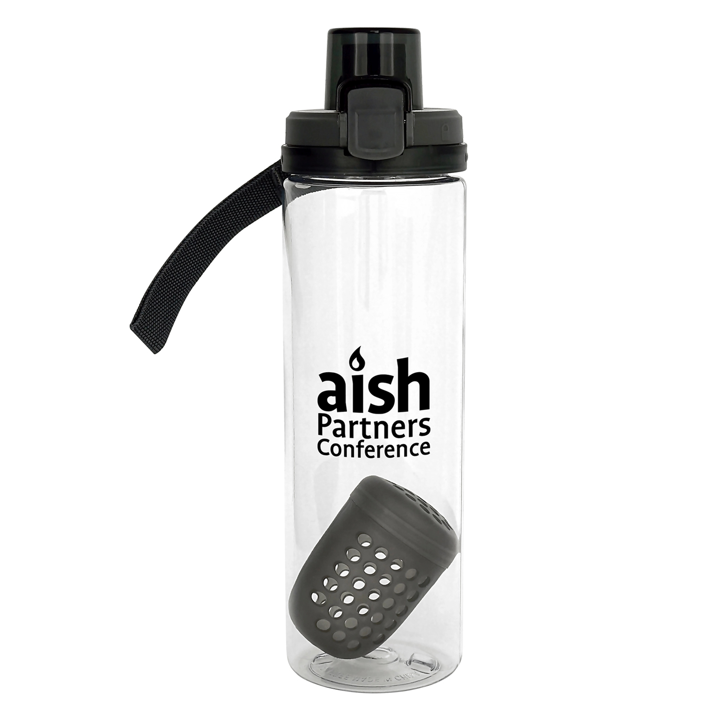 Locking Lid 24 oz. Recycled Bottle With Floating Infuser 6