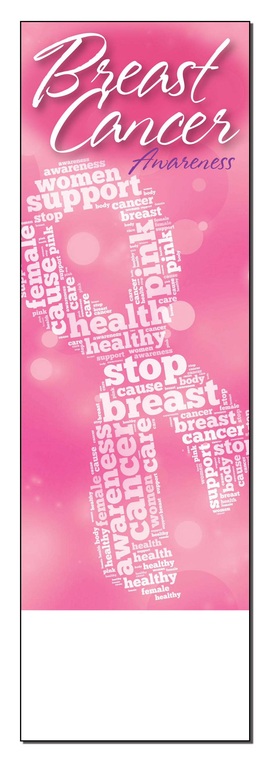 BOOKMARK - Breast Cancer Awareness Bookmark 5