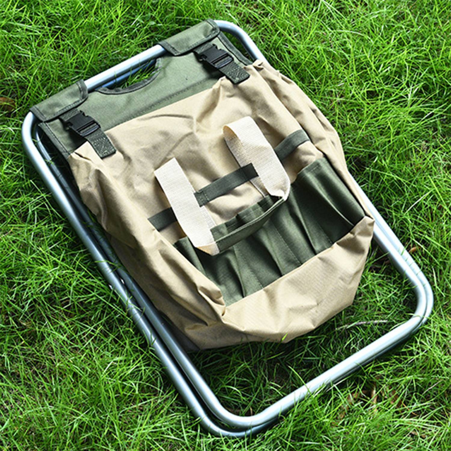 Multifunctional Foldable Utility Backpack Stool Portable 5