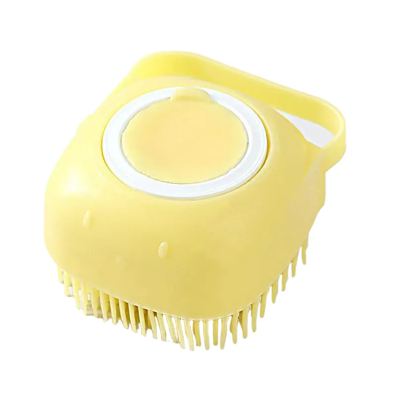 Pet Bath Brush Silicone Grooming 2