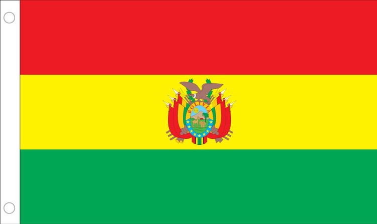 Bolivia Flag - 2' x 3' - Nylon without Seal 2