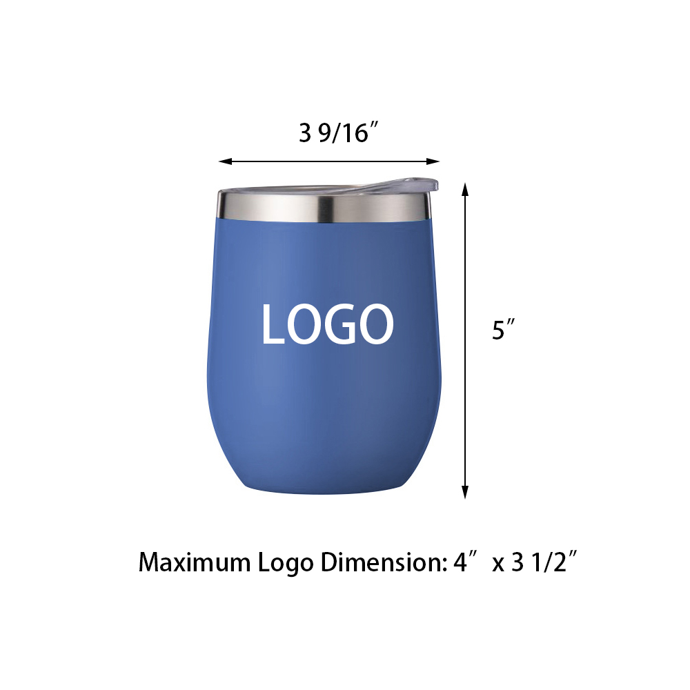 12 oz. Double Walled Stainless Steel Vacuum Wine Cup 3