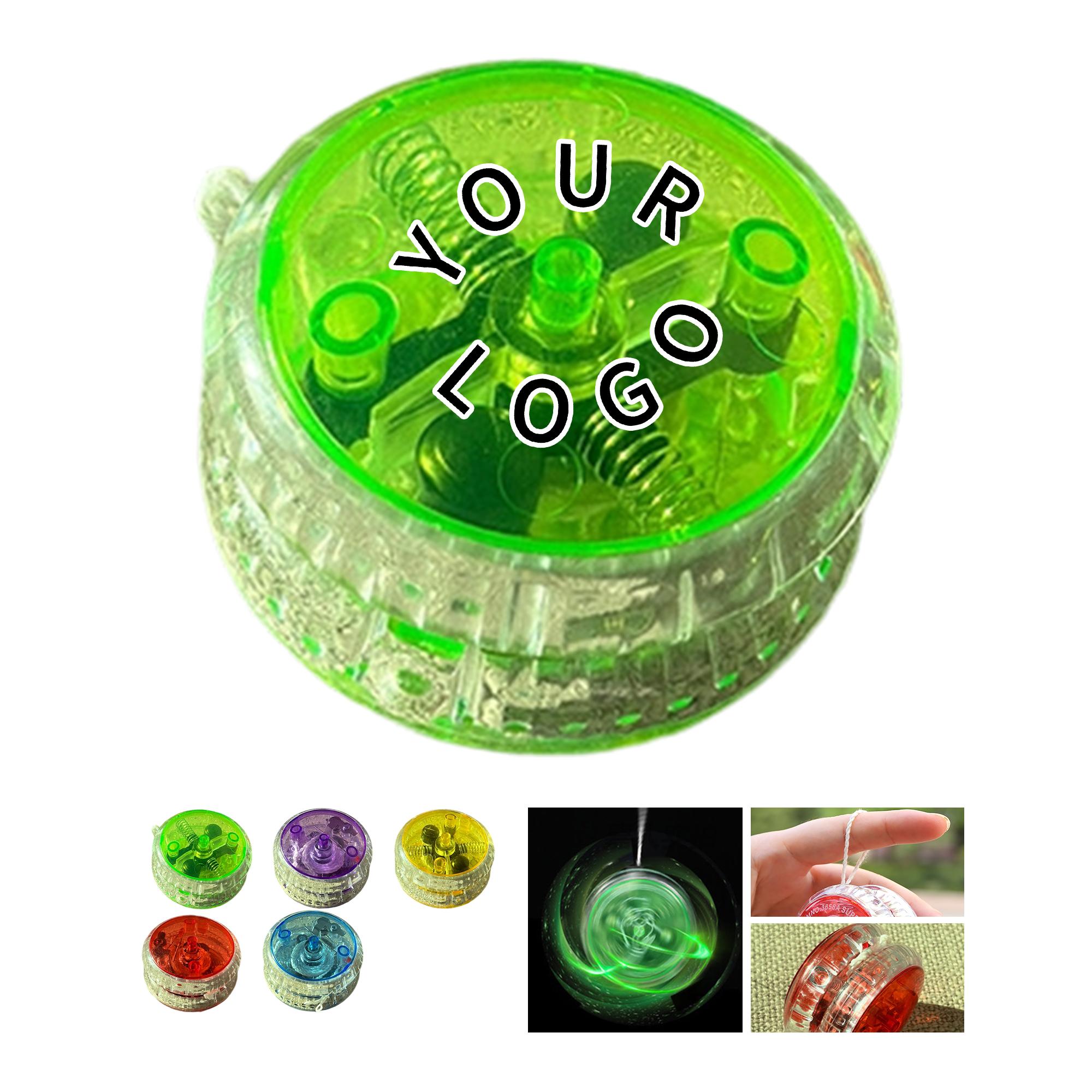 LED Light Up Responsive Yo Yo Ball For Entertainment Play 6