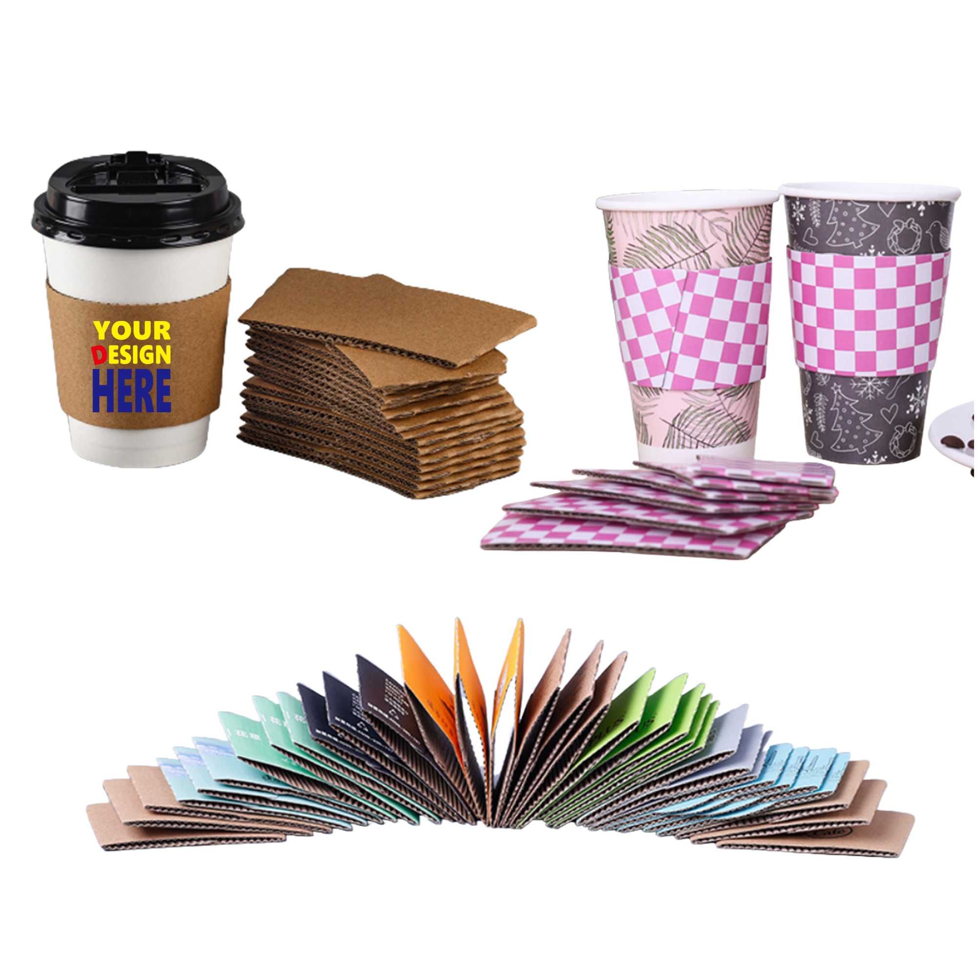 Corrugated Eco Cup Sleeve MOQ500 2