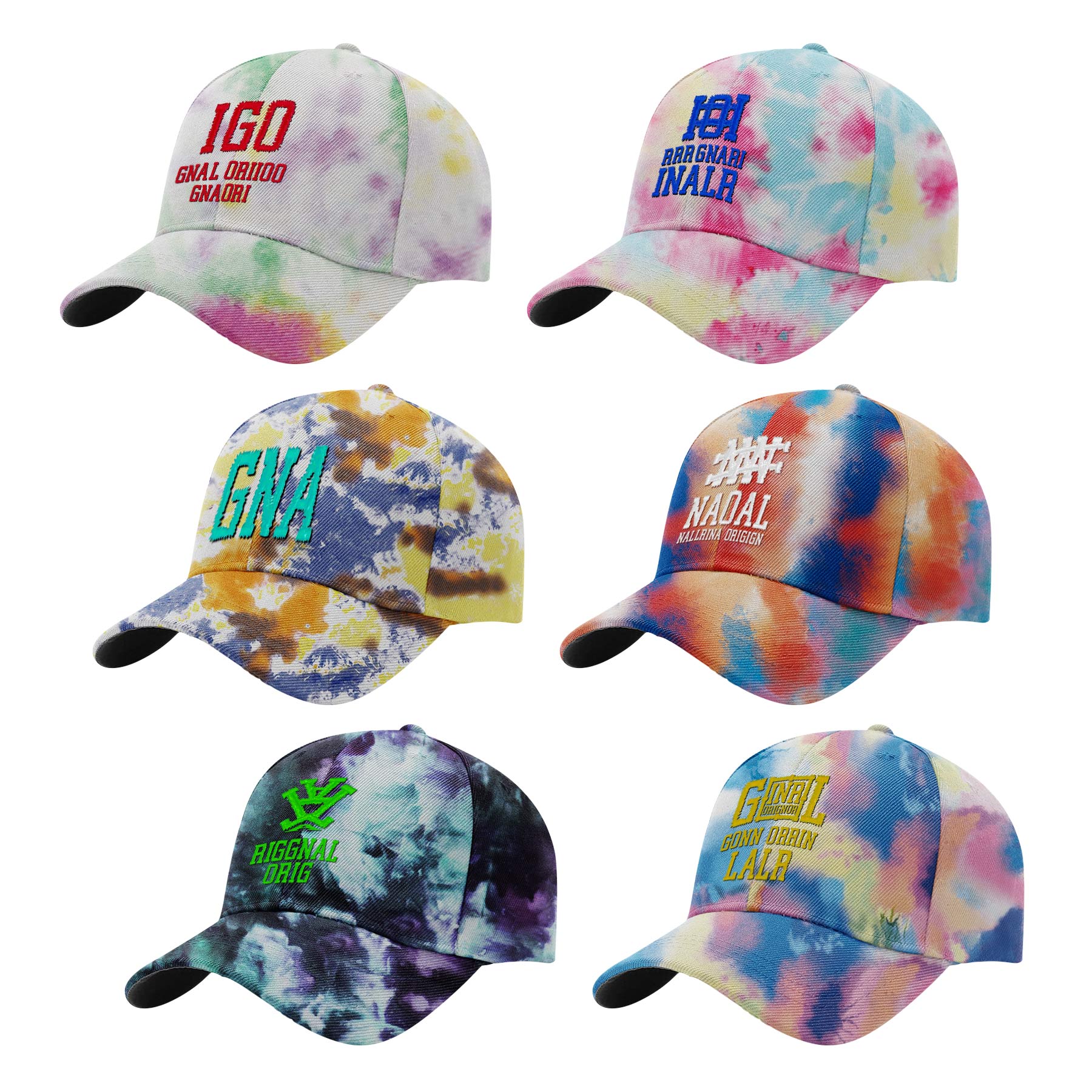 Tie-dye Baseball Cap 1