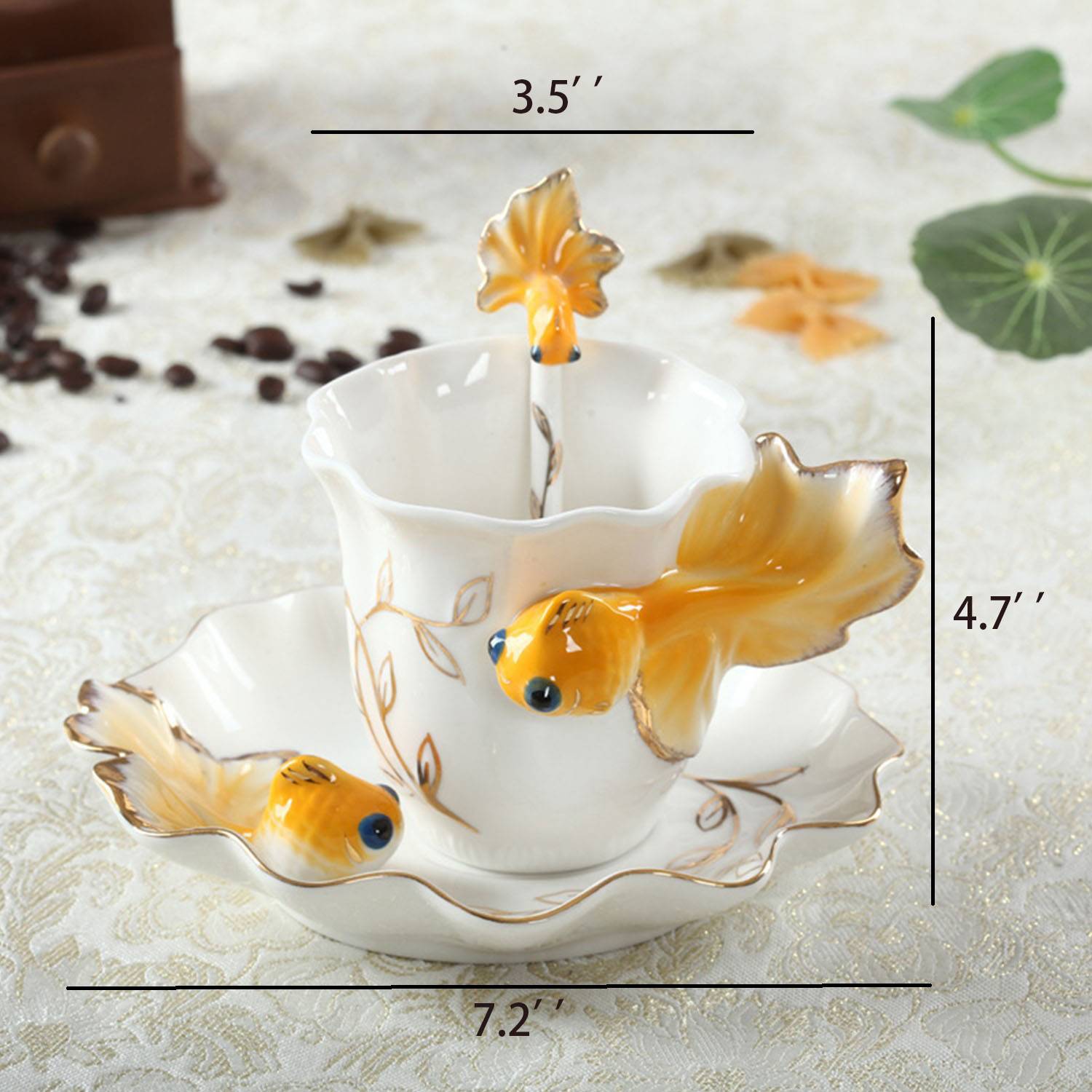 Ceramic china fish mug 3