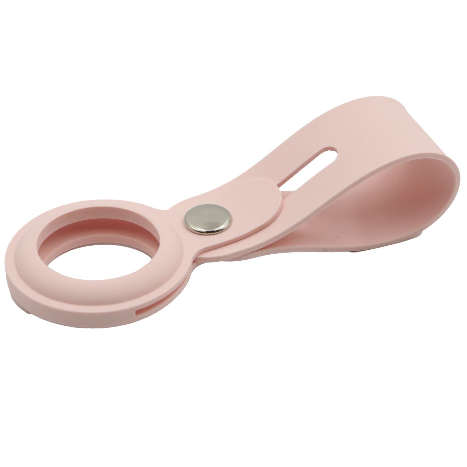 Silicone AirTag Holder w/Button Closure Custom Airtag Keeper 4