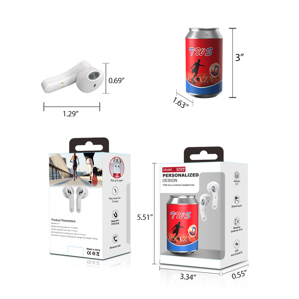 Custom Soda Can Bluetooth Earbuds 8