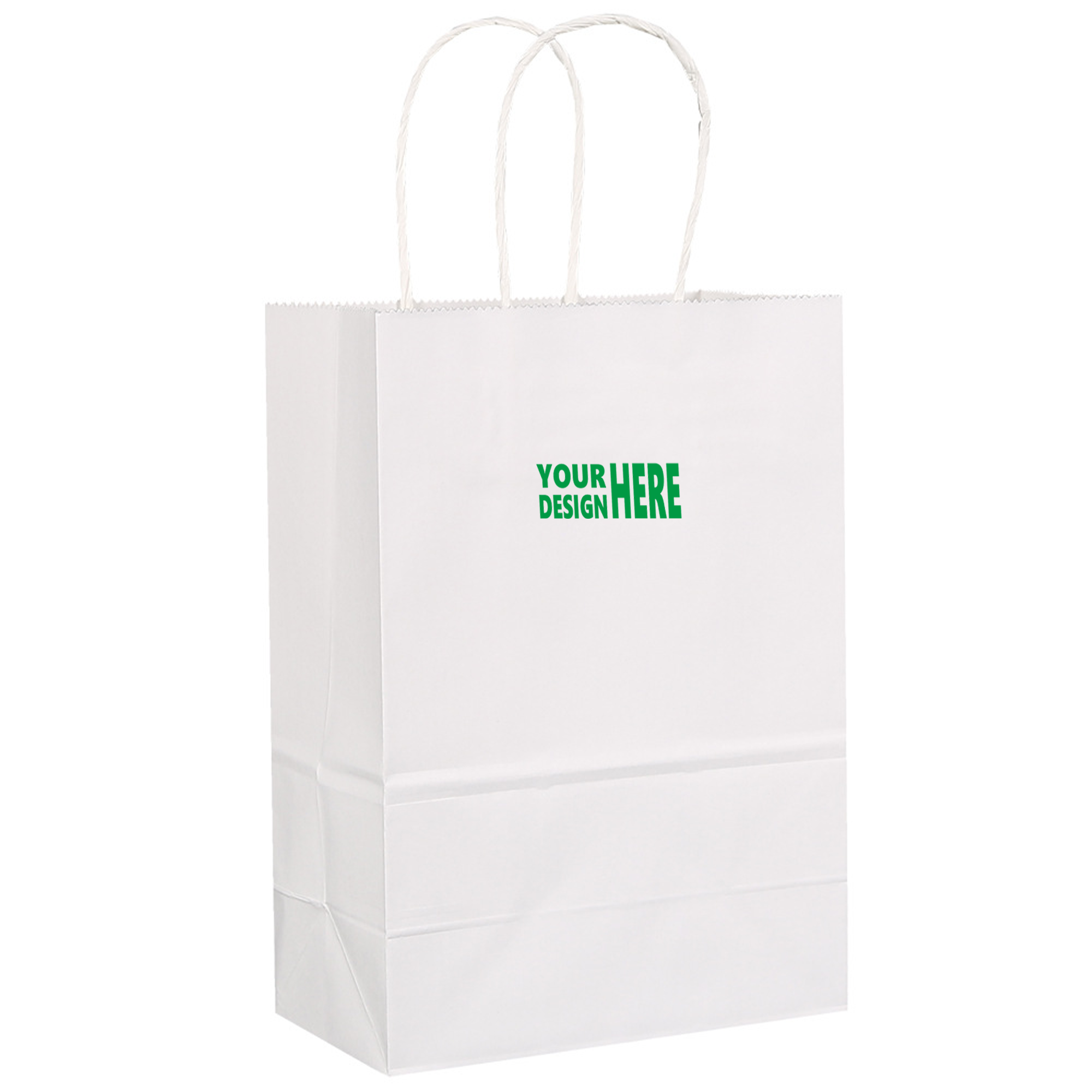 Personalized Kraft Paper Gift Bag with Handles 2