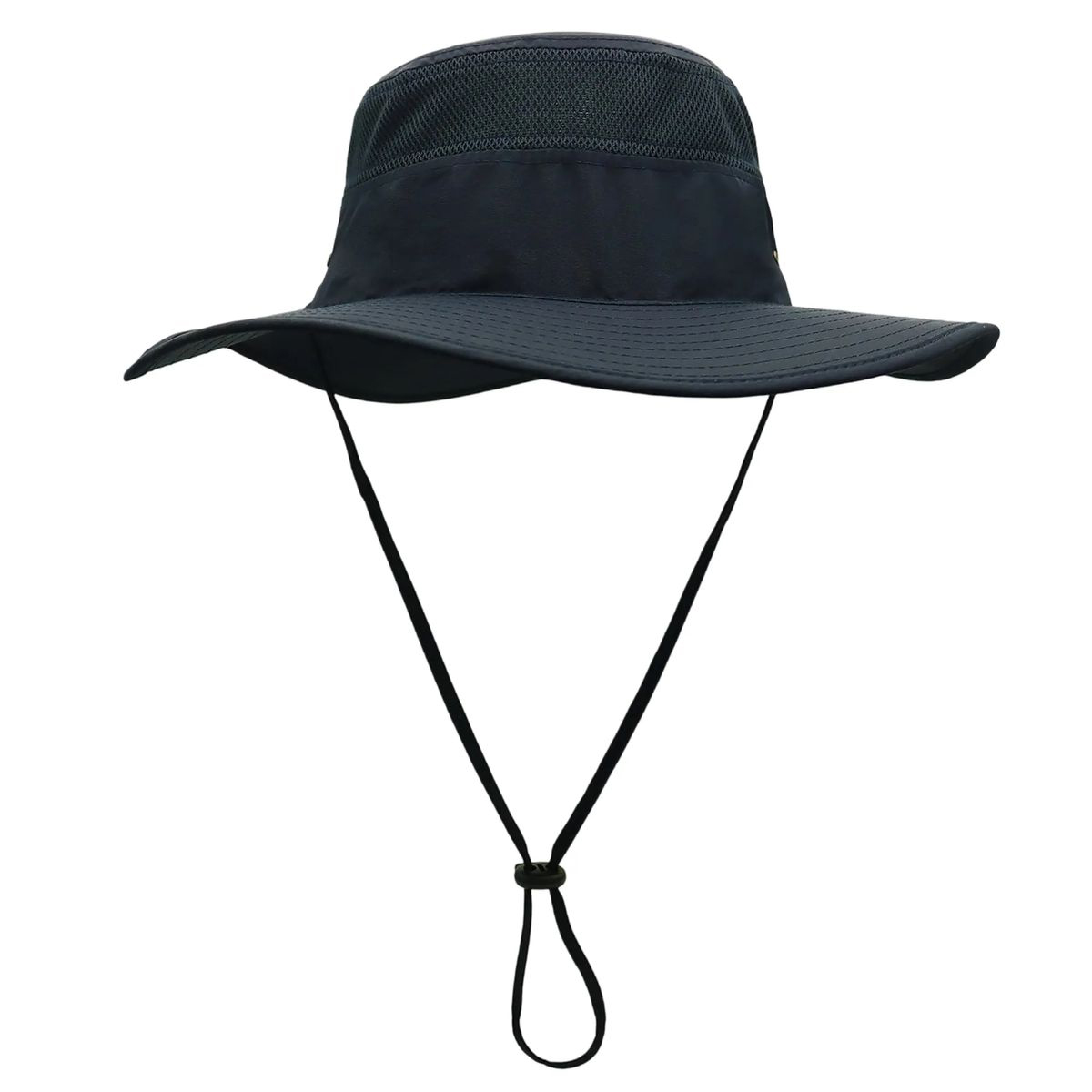 Nylon Bucket Hat with Wide Brim and Mesh Ventilation 25