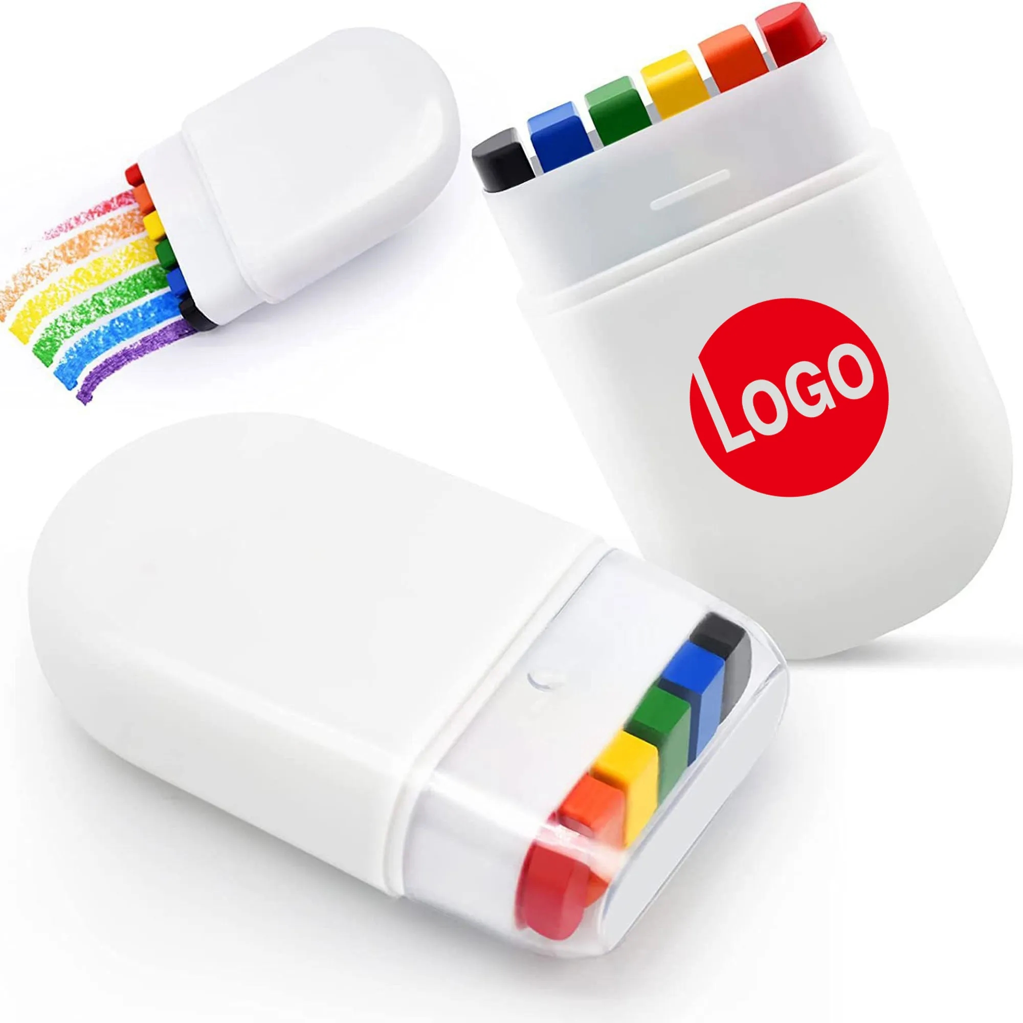 Rainbow Fan Brush Face Paint 1