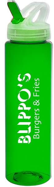 32 oz PET Sports Water Bottle with Flip Top Lid 11
