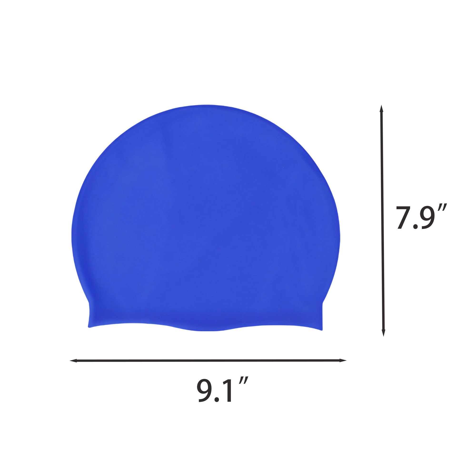 Waterproof Silicone Swim Cap 4