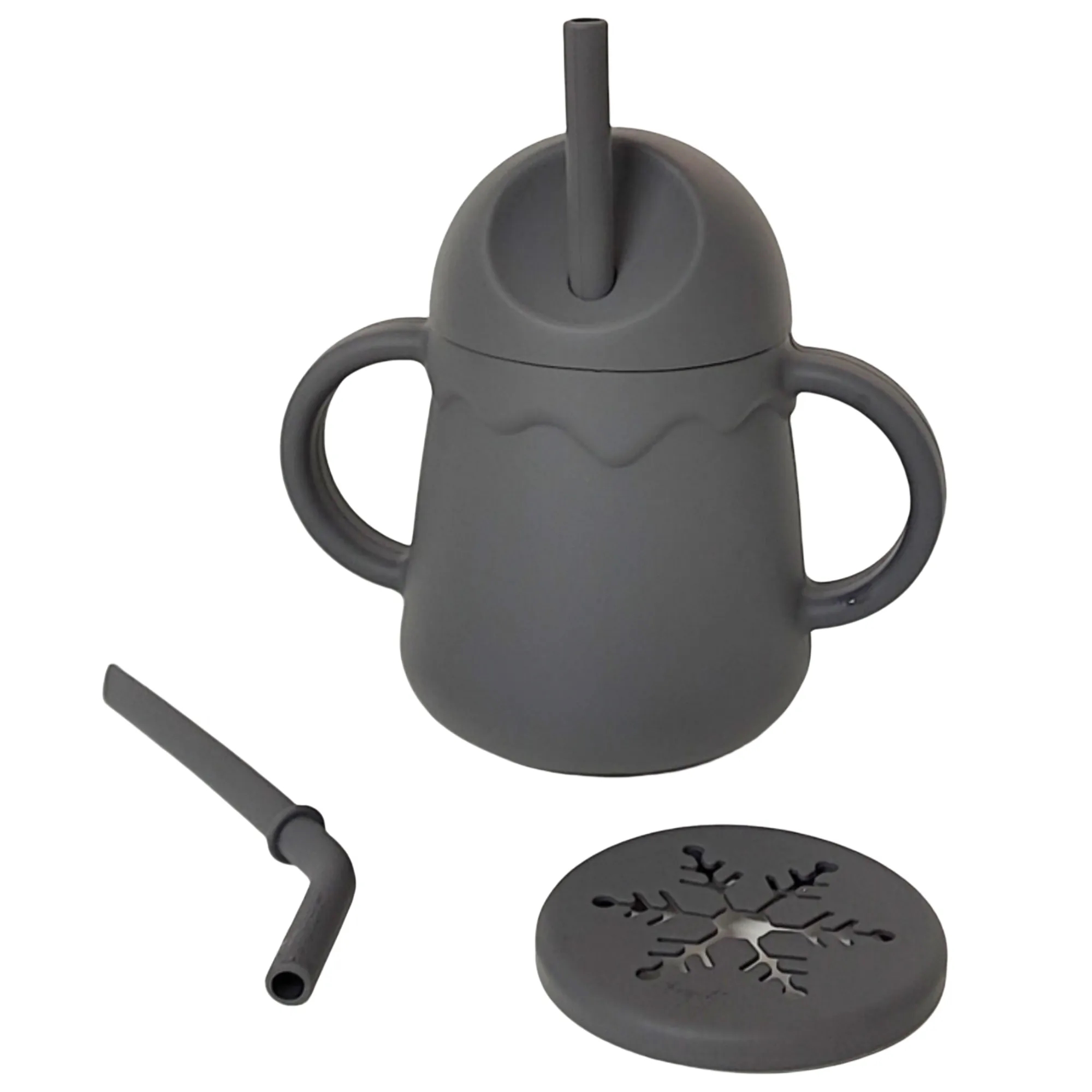 Silicone Baby Double-Handle Drinking Cup 7