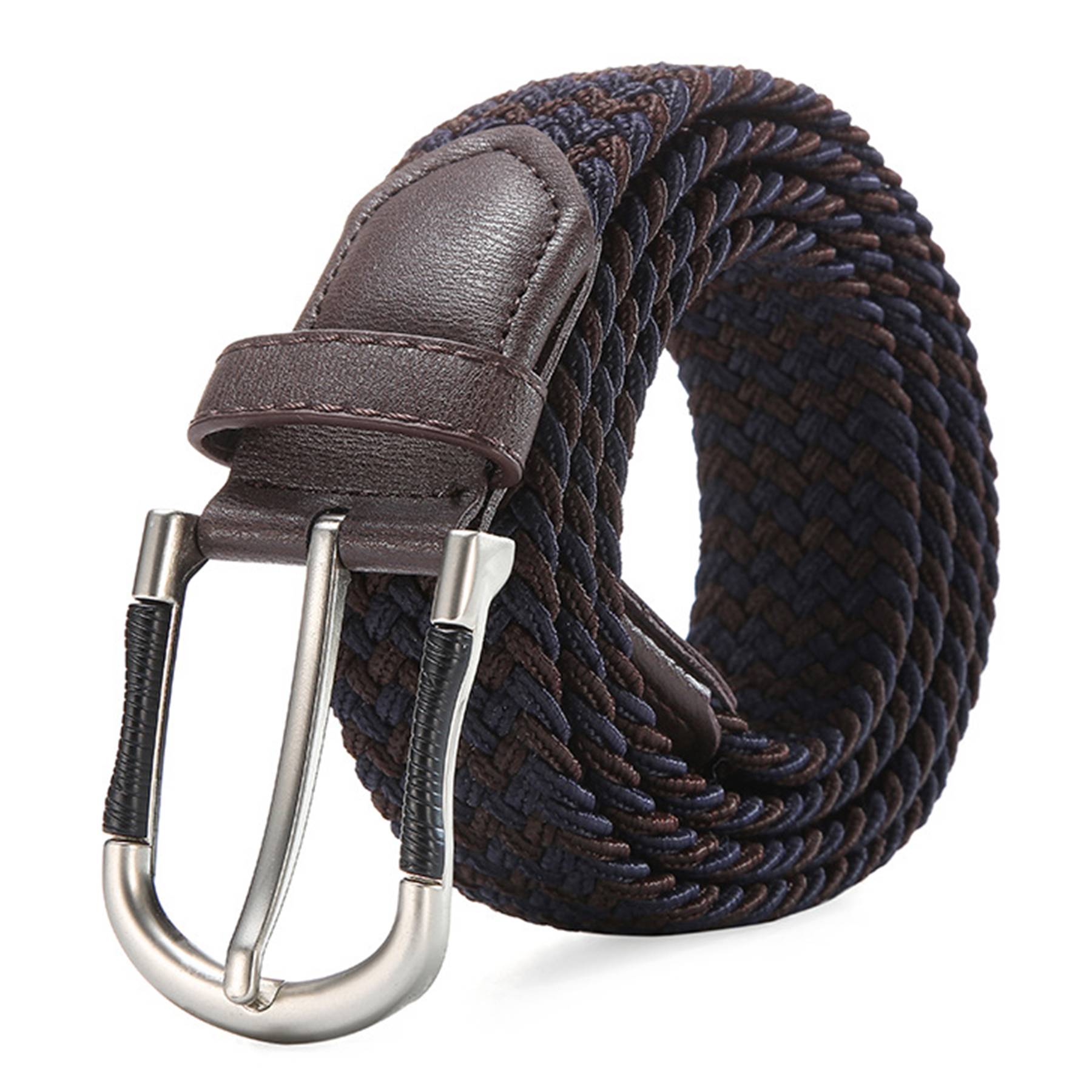 Mens Woven Braided Web Belt 3