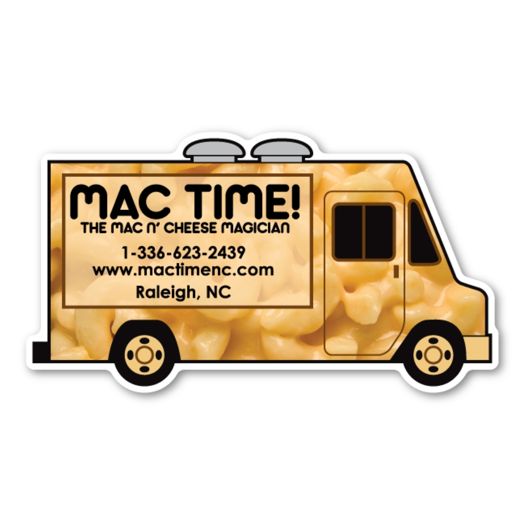 Food Truck Magnet - 3.5" x 2" - 20 mil