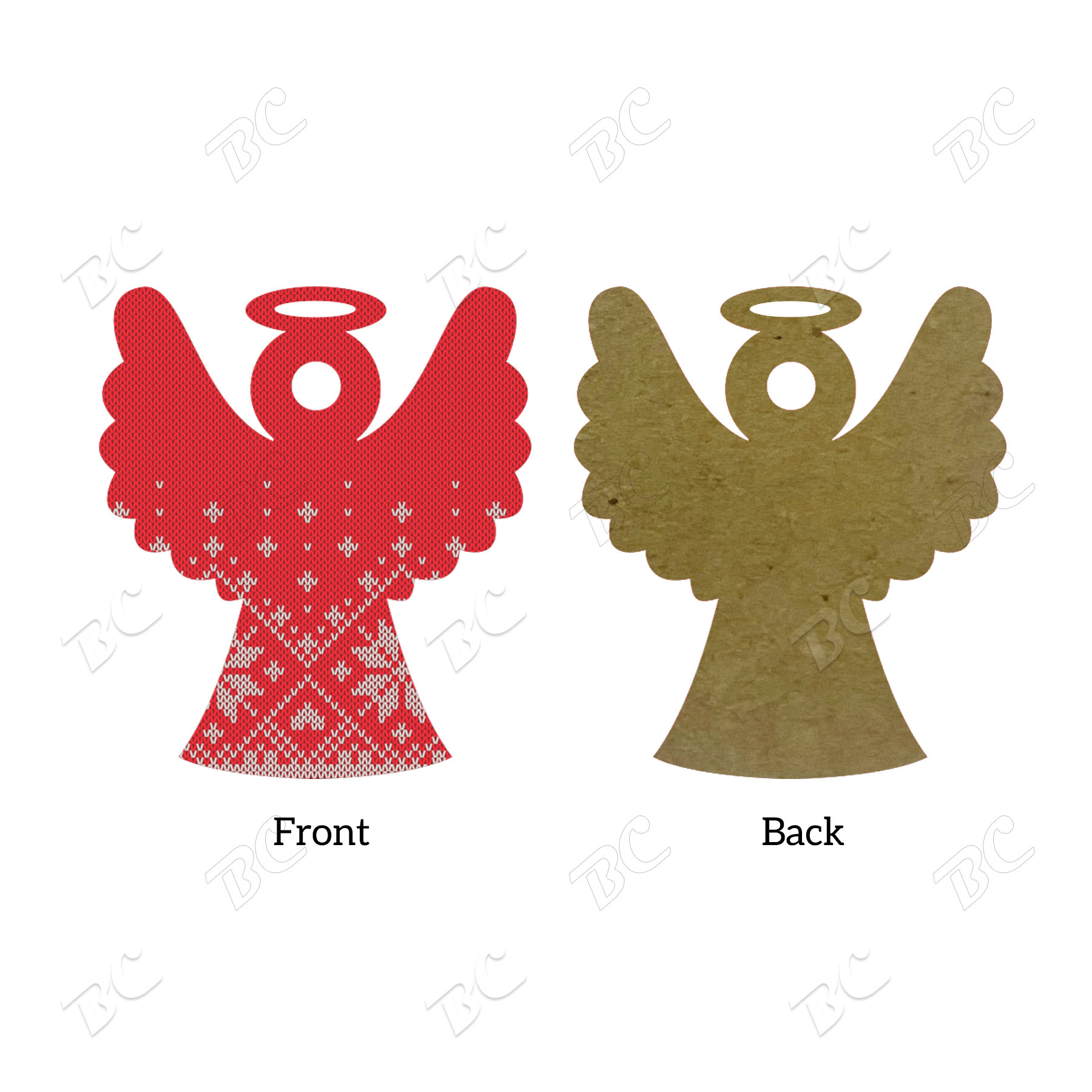 Free Shipping Full Color Christmas Ornament - Angel 7