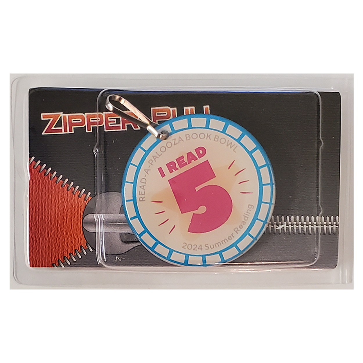Zipper Pull Charms / Tag with single sided custom shape from 2.1 - 3 Sq. In. 3