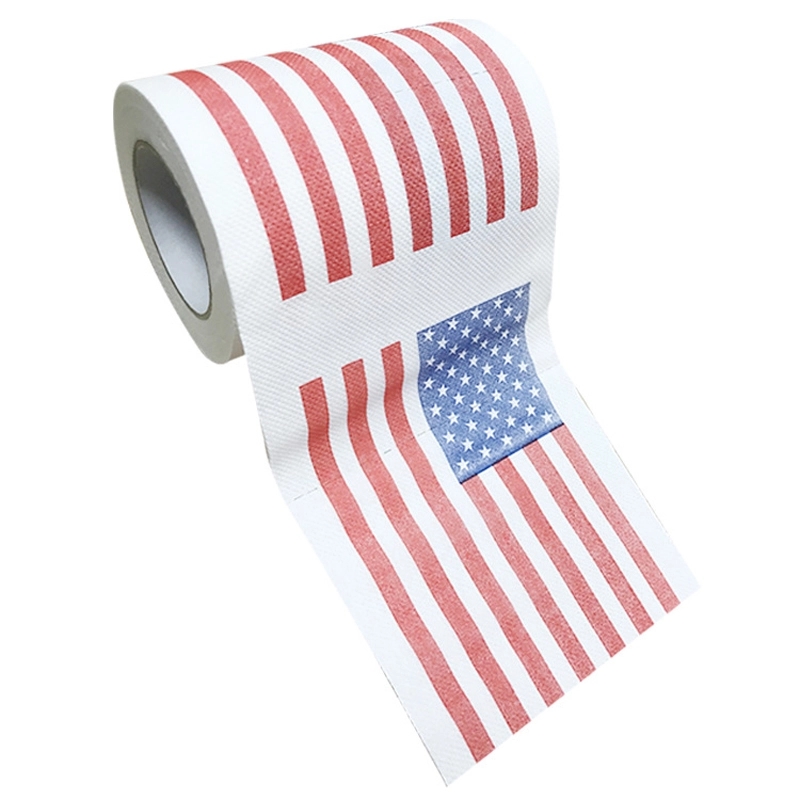 Custom American Flag-Themed Toilet Paper Roll 3
