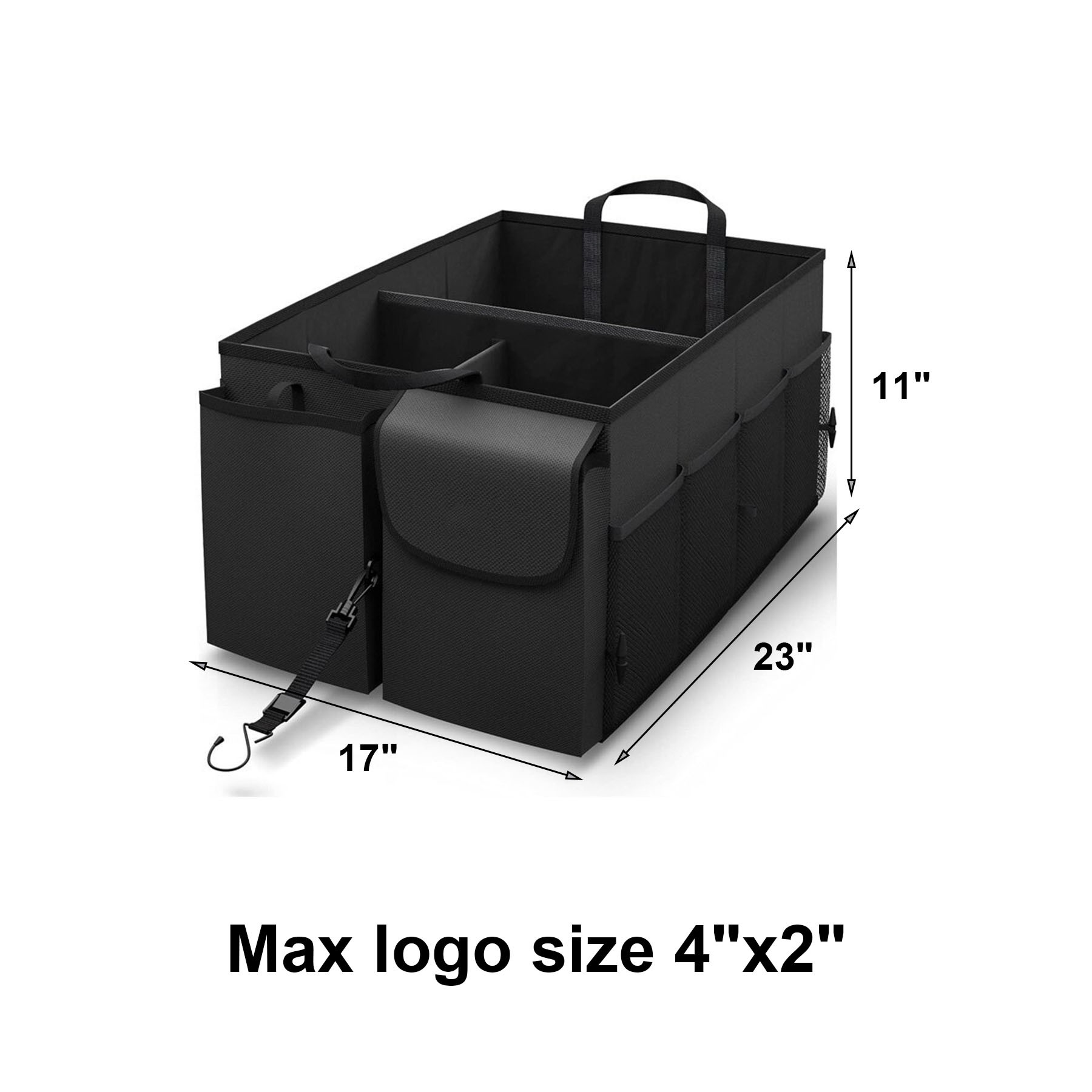 Foldable Large capacity car trunk organizer 2