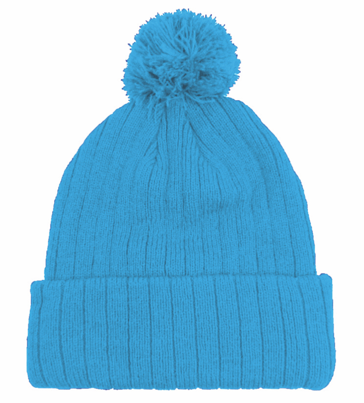 Beanie w/Pom 2