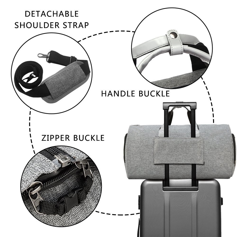 2 In 1 Hanging Suitcase Suit Travel Bags 3