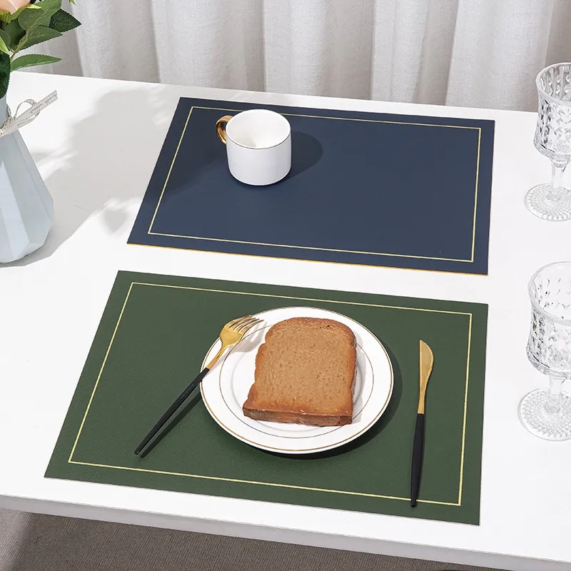 Faux Leather Placemats 2