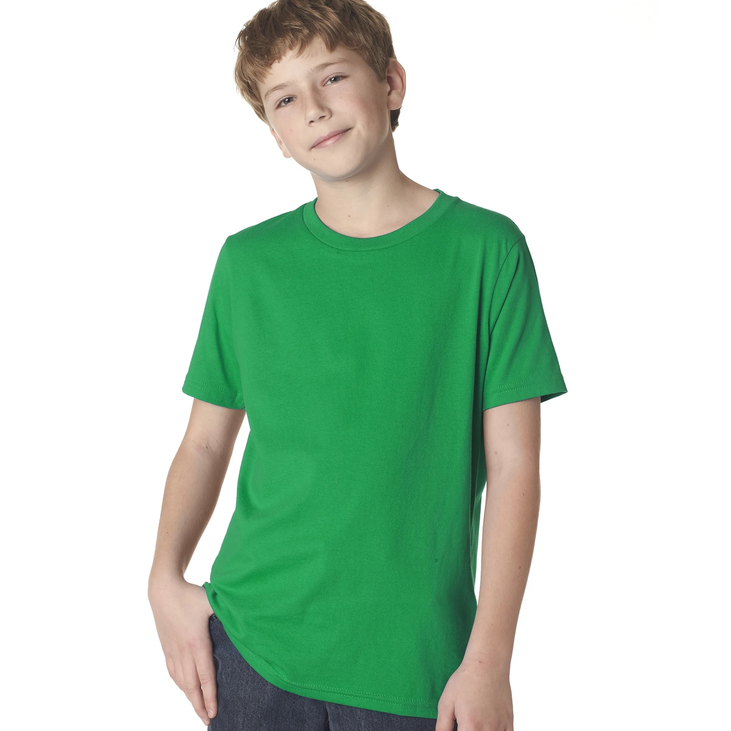 Next Level Youth Boys' Cotton Crew 4