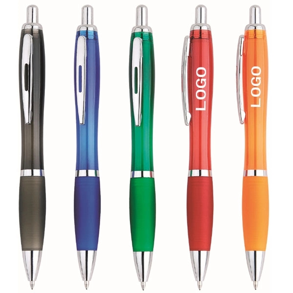Curvaceous Silhouette Satin Grip Pen 2