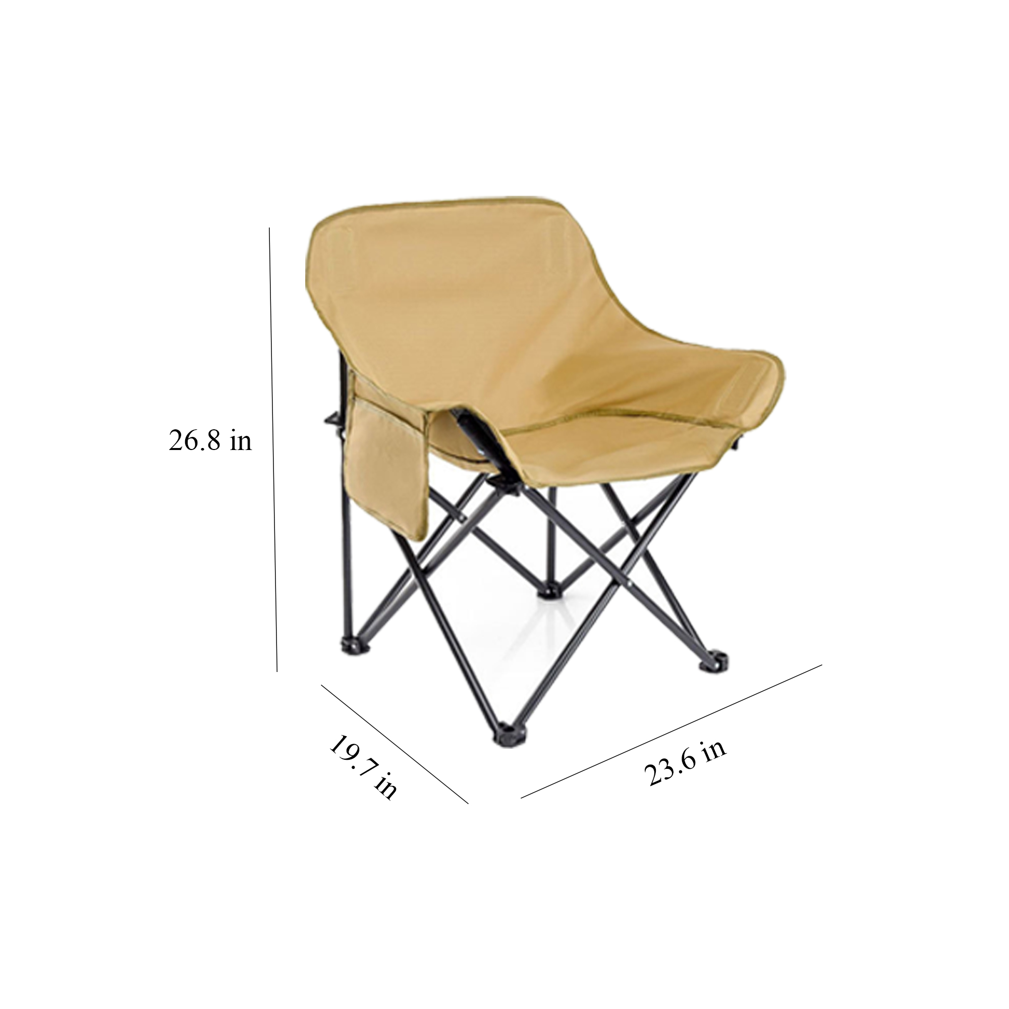600D Oxford Fabric Portable Outdoor Chair 4