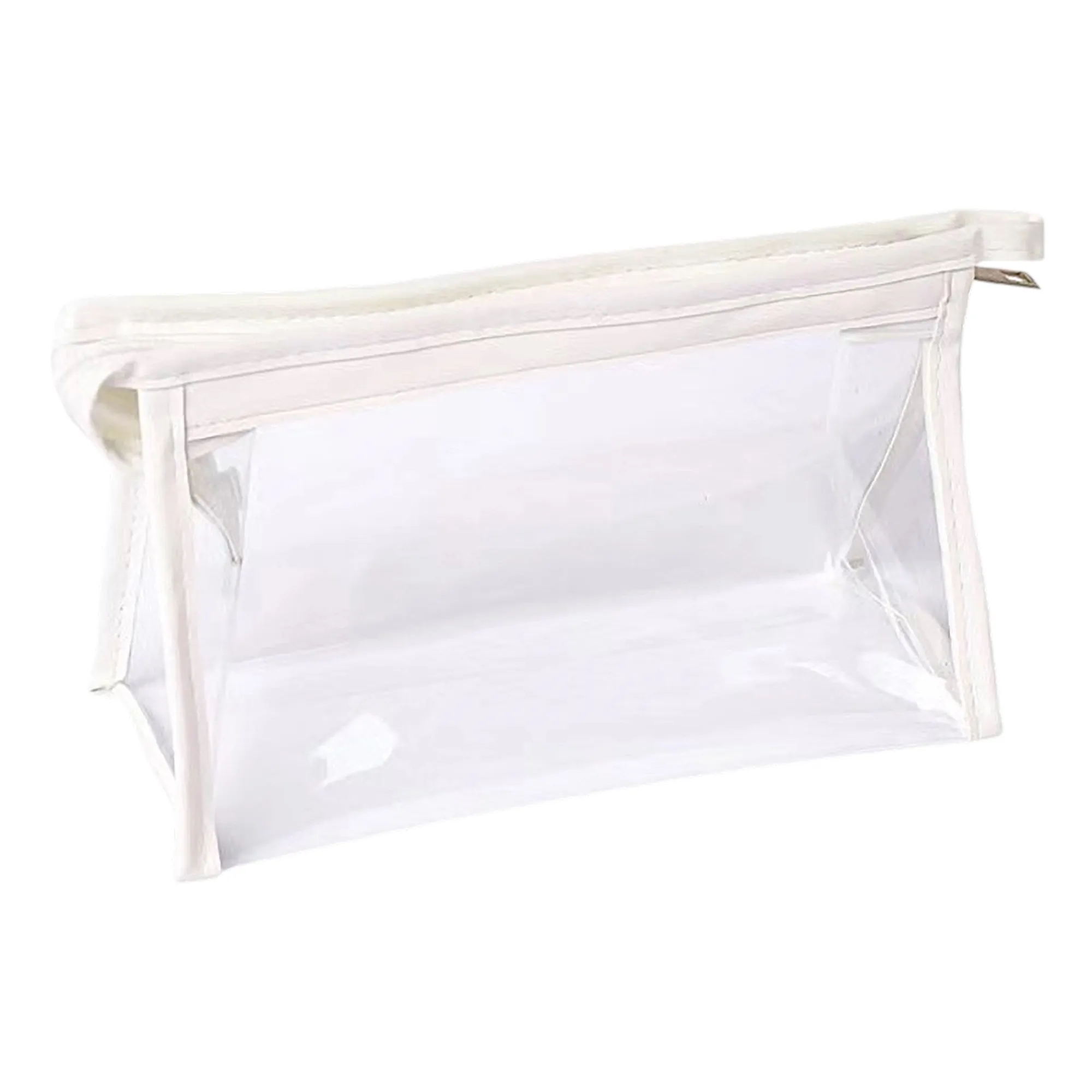 Clear Vinyl Toiletry Pouch, custom plastic bag with logo imprint 11