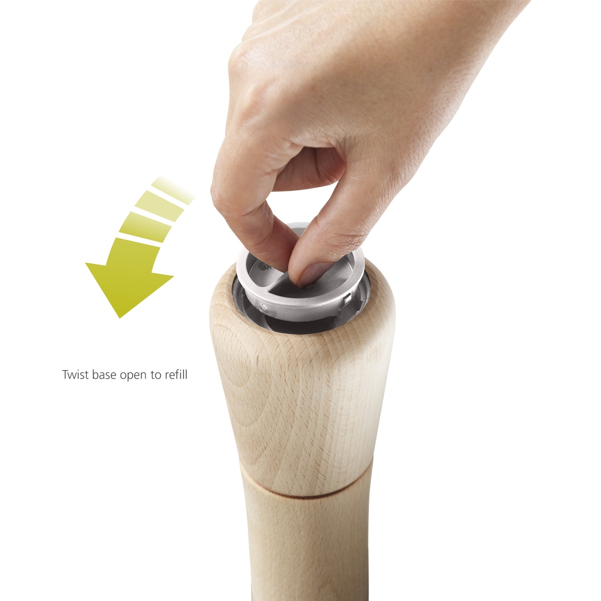 Joseph Joseph® Milltop™ Wood Salt Mill 17