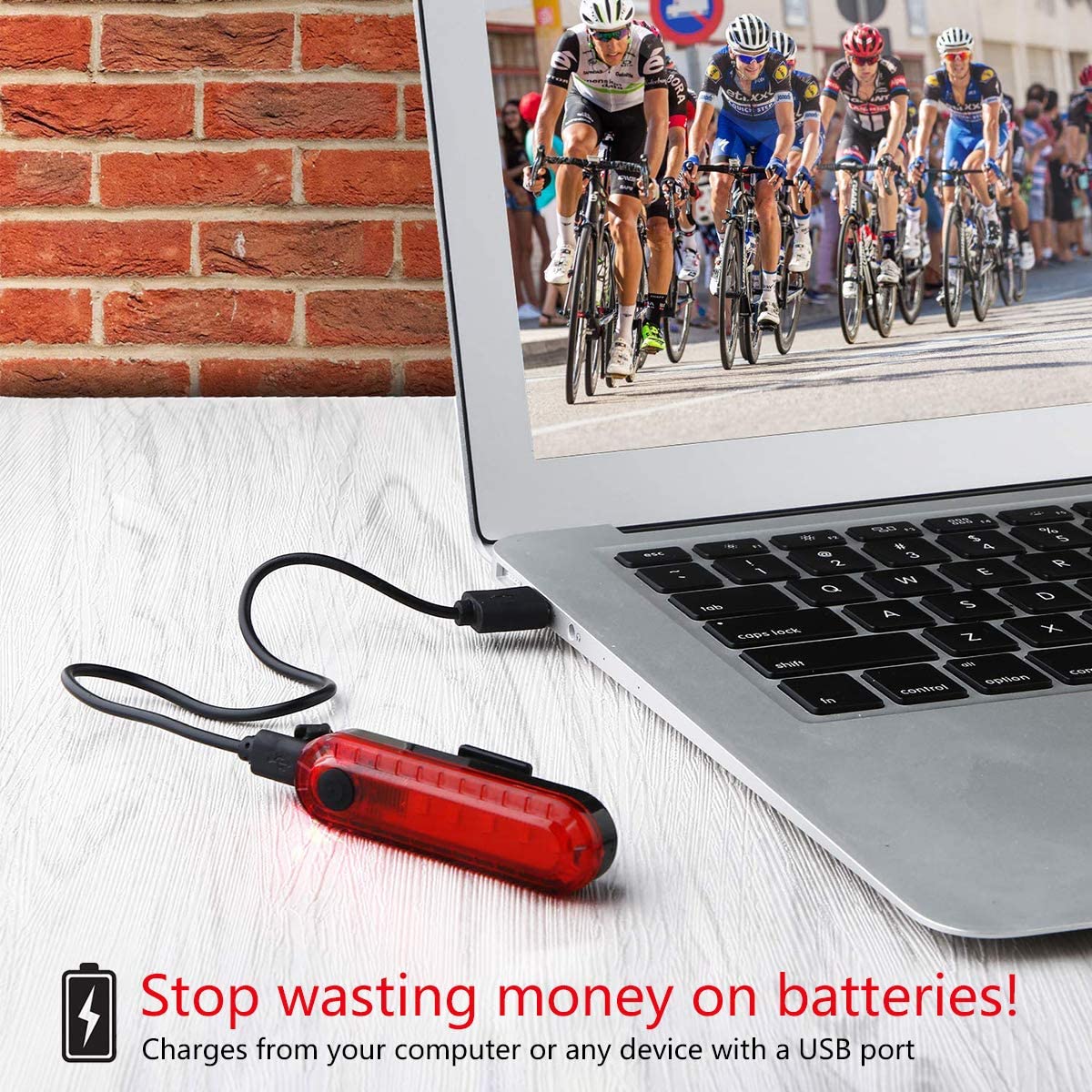 USB Rechargeable Bike Tail Light – High-Intensity Red LED Fits Bike, Helmet & Backpack 5