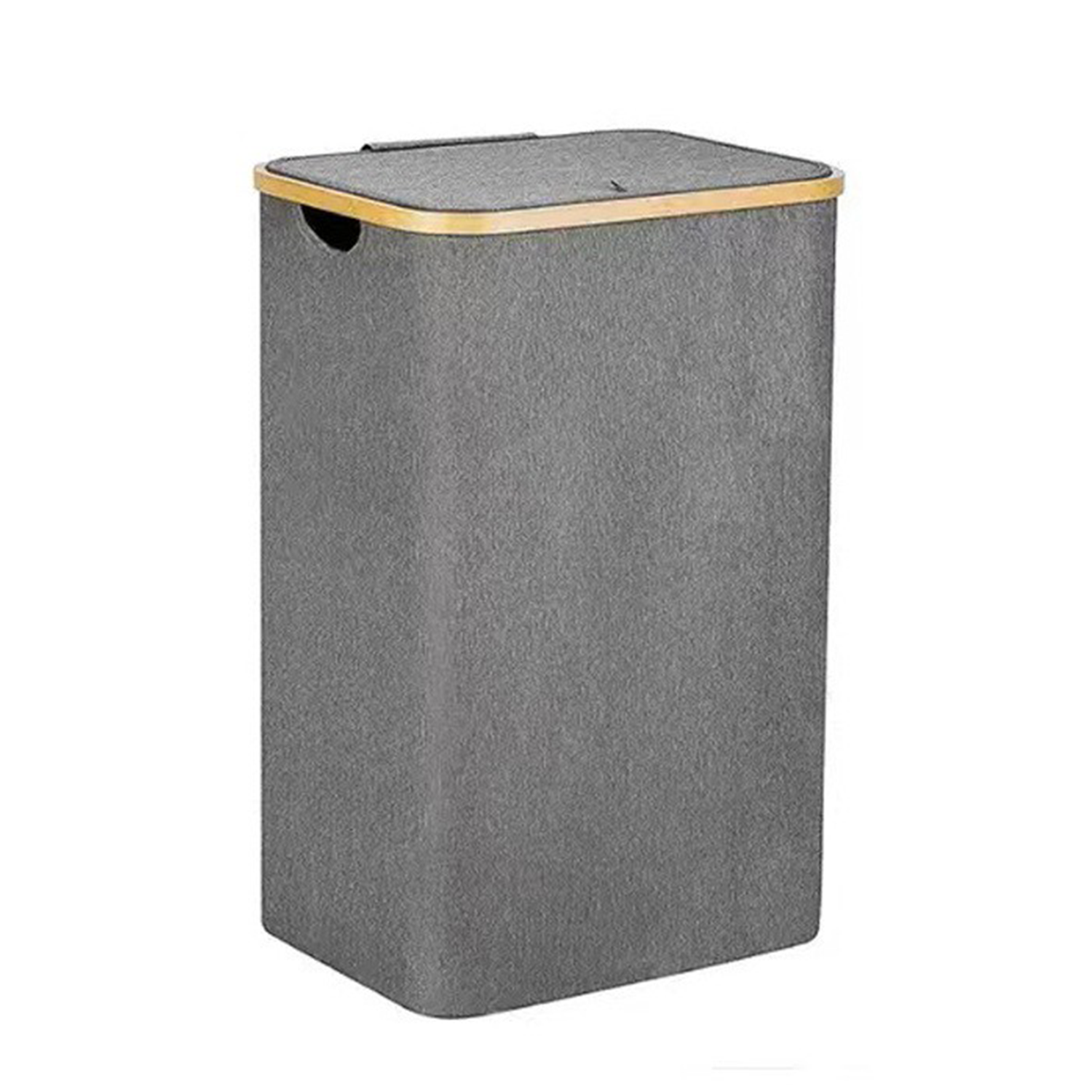 100L Oxford Laundry Basket with Wheels Lid 6