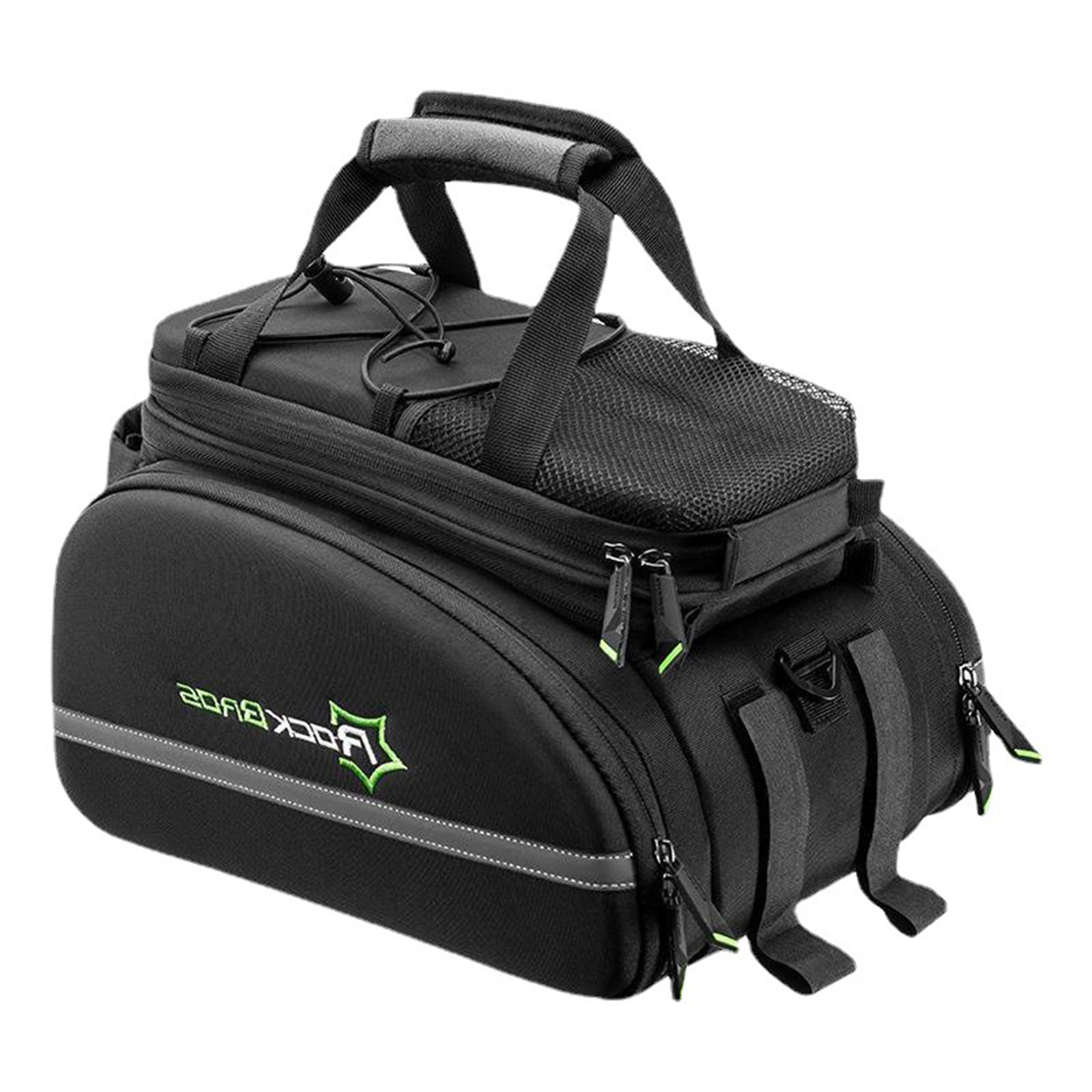 Zippered Pockets Bike Rear Seat Trunk Bag 2