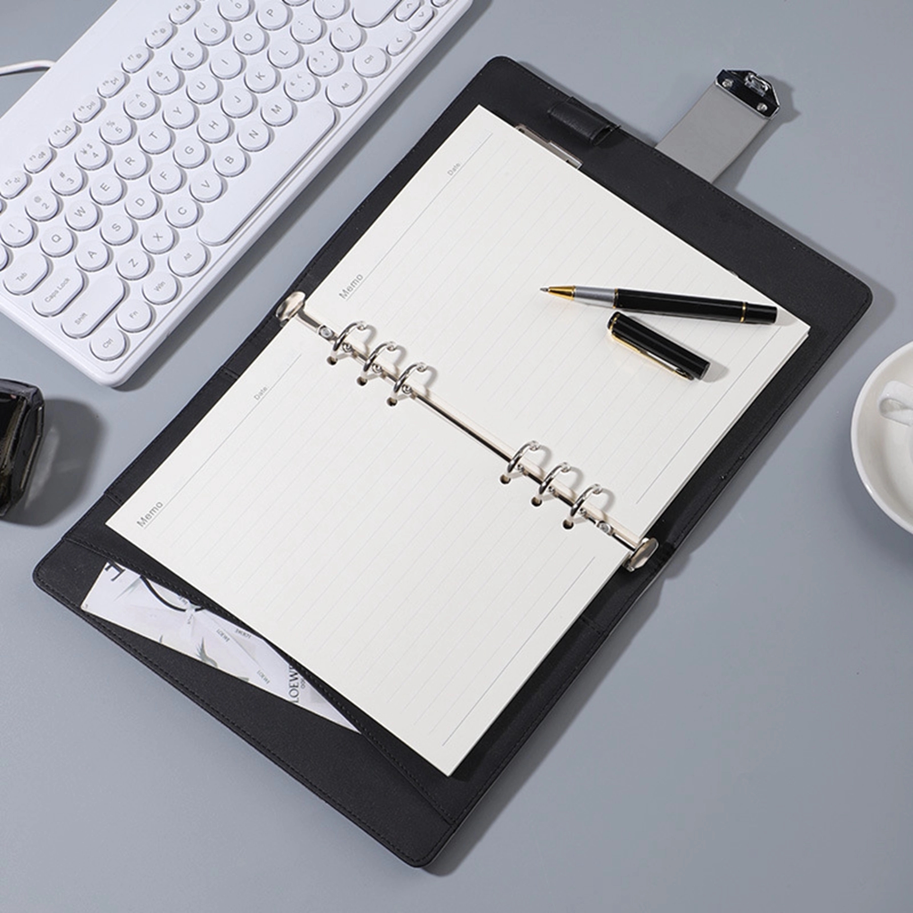 Fingerprint Lock A5 Notebook with Wireless Power Bank 4