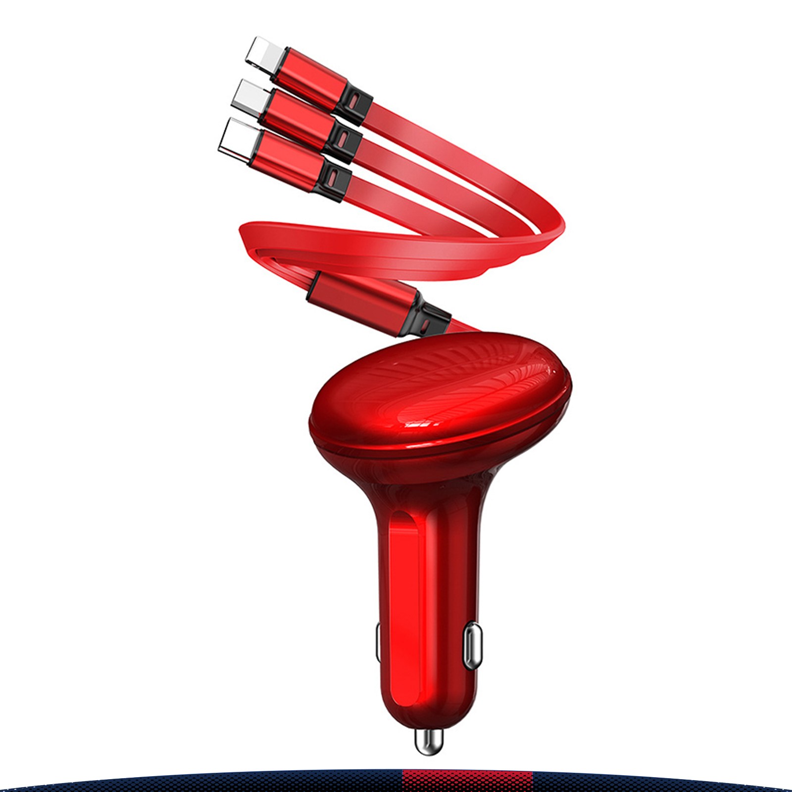 Timo Retractable Car Charger 2
