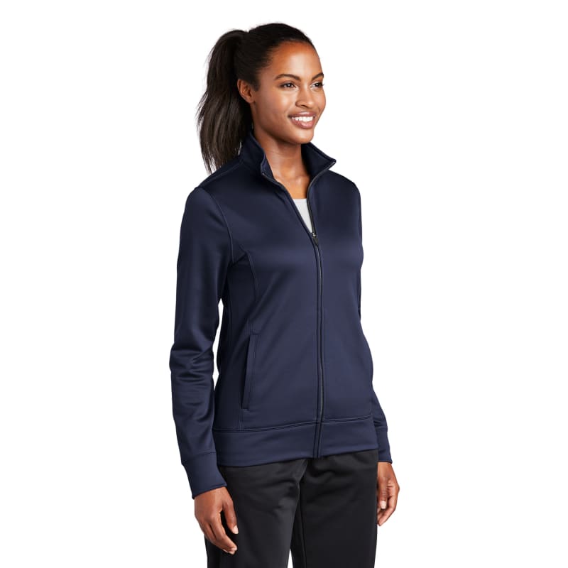 Sport-Tek Women's Sport-Wick Fleece Full-Zip Jacket. 15