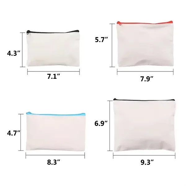 Eco-Friendly Canvas Zip Bag - Sustainable Reusable Pouch 9