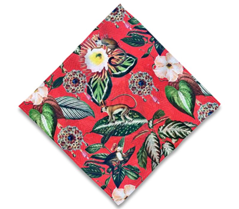 Polyester Hemmed Reusable Face Bandana 2
