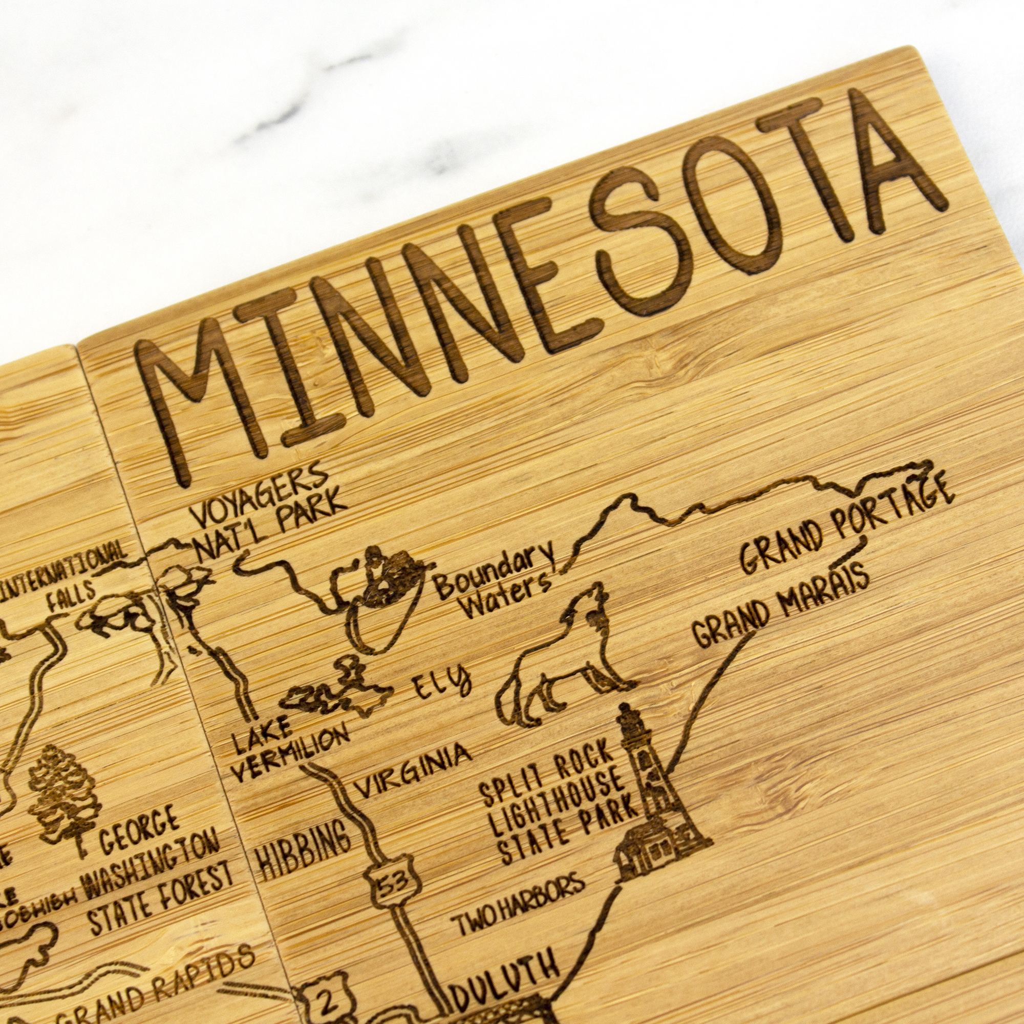 Minnesota Puzzle Coaster Set 13