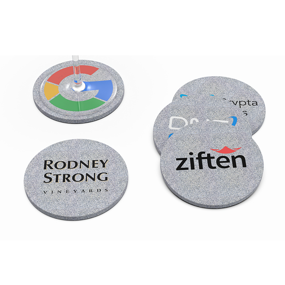 Custom Printed Recycled Felt Coaster 2