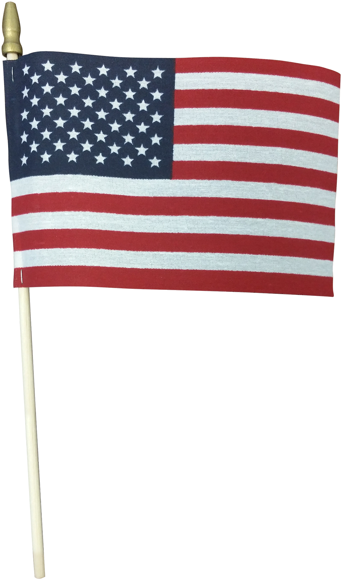 4 in. x 6 in. USA Stick Flags
