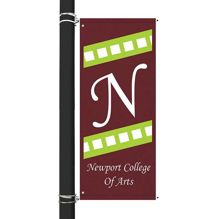 72" x 30" Custom Sunbrella™ Avenue Banner-2 Color Imprint 3