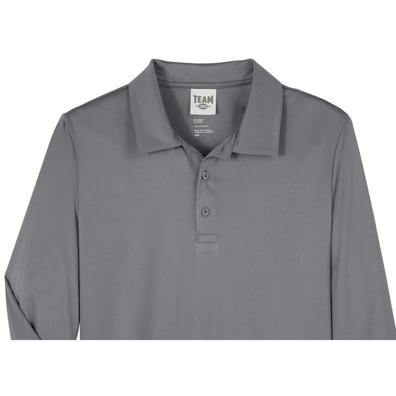 Team 365 Men's Zone Performance Long Sleeve Polo 25