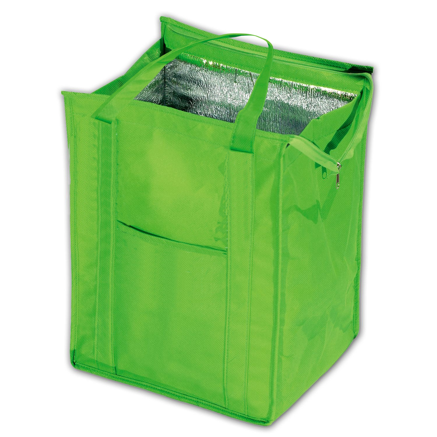 Insulated Polytex Tote W/Zipper 12