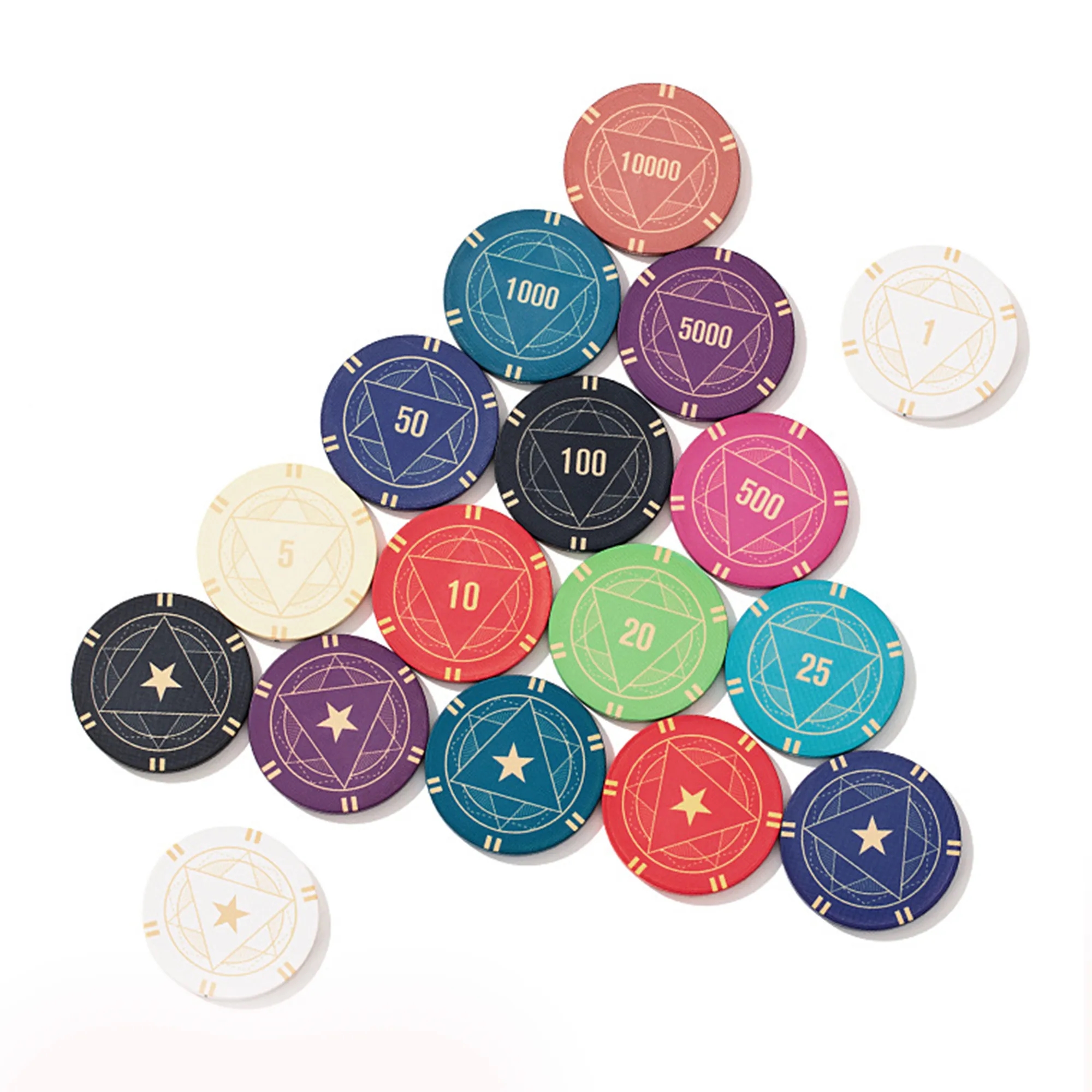 Ceramic Round Poker Chips 4