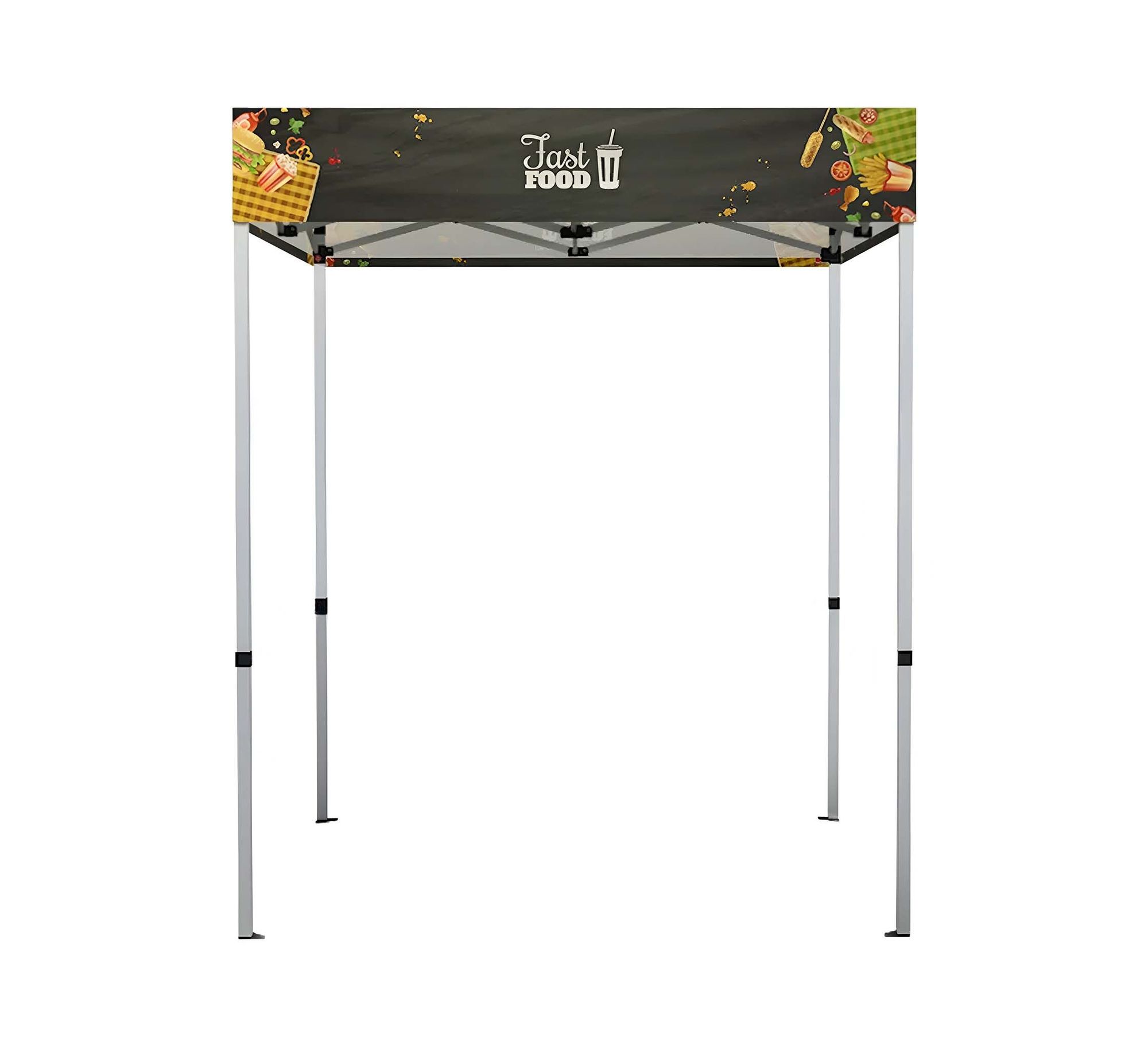 6 Ft Aluminum Canopy Tent with Frame & Topper 7