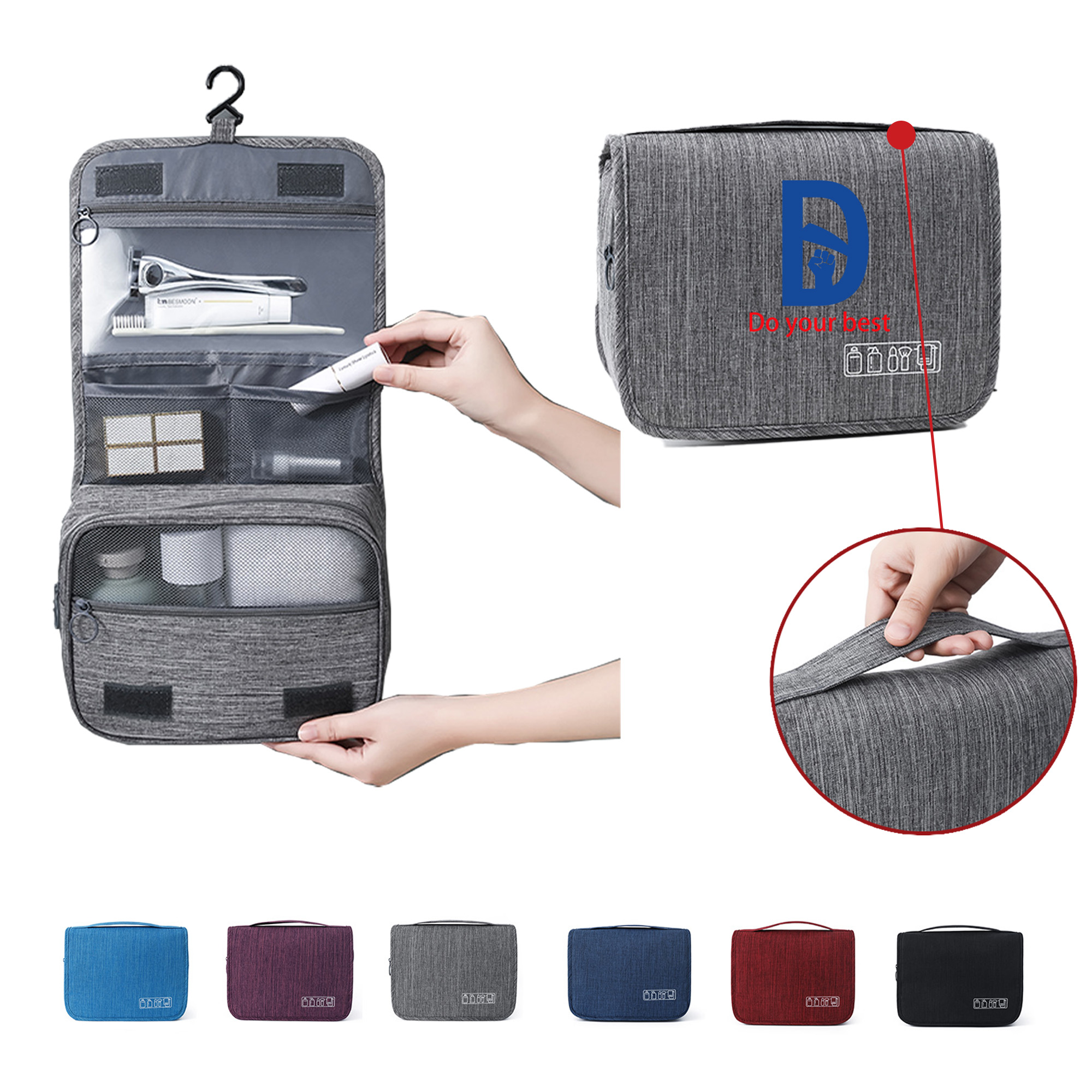 Foldable Hanging Toiletry Bag MOQ 50 2